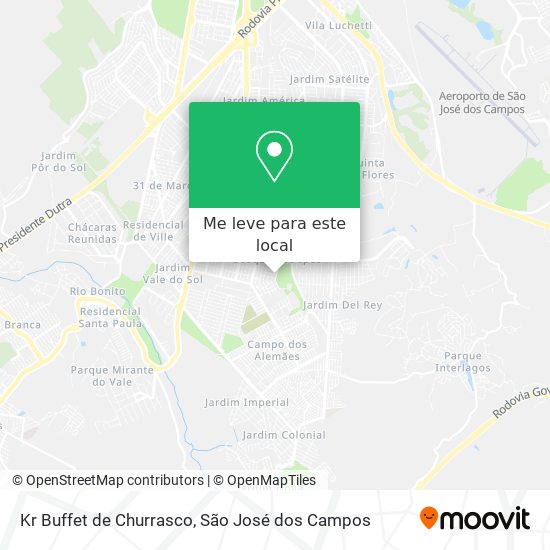 Kr Buffet de Churrasco mapa