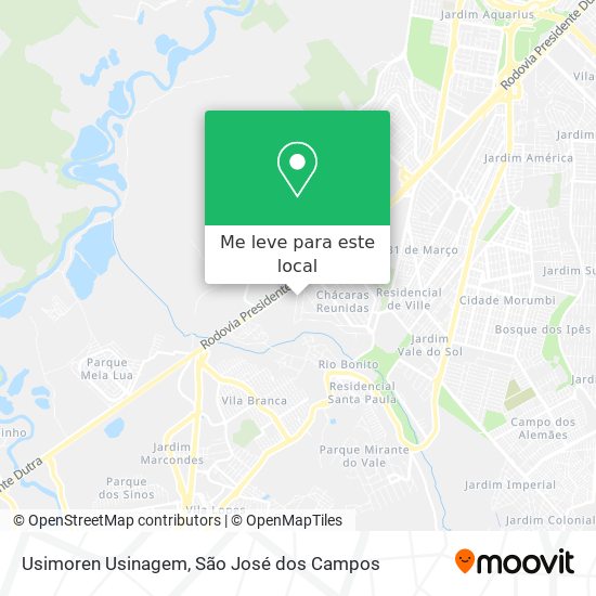 Usimoren Usinagem mapa