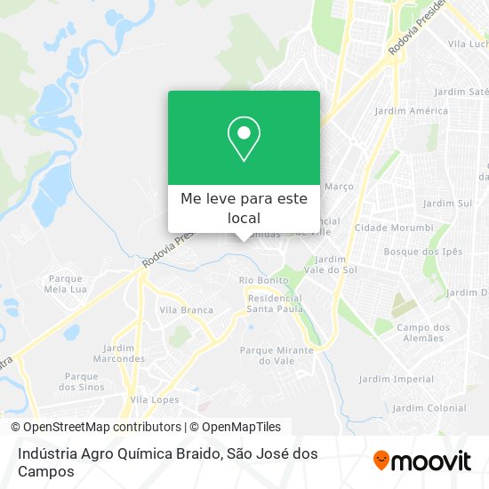 Indústria Agro Química Braido mapa