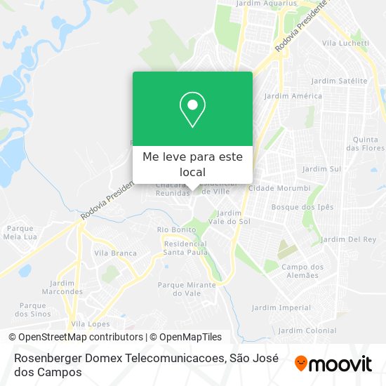 Rosenberger Domex Telecomunicacoes mapa