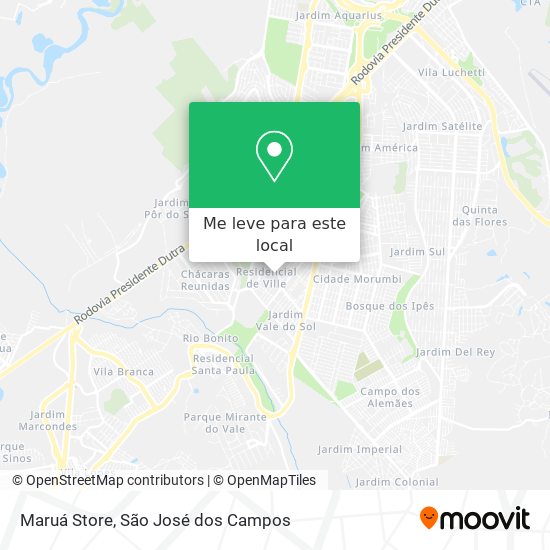 Maruá Store mapa