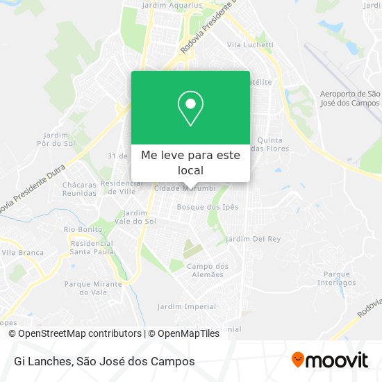 Gi Lanches mapa