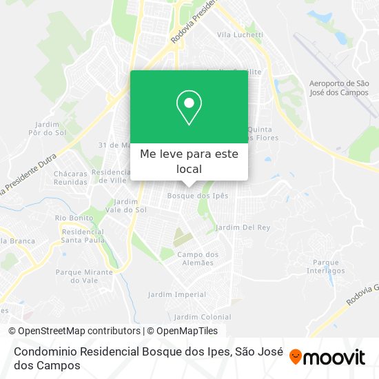 Condominio Residencial Bosque dos Ipes mapa