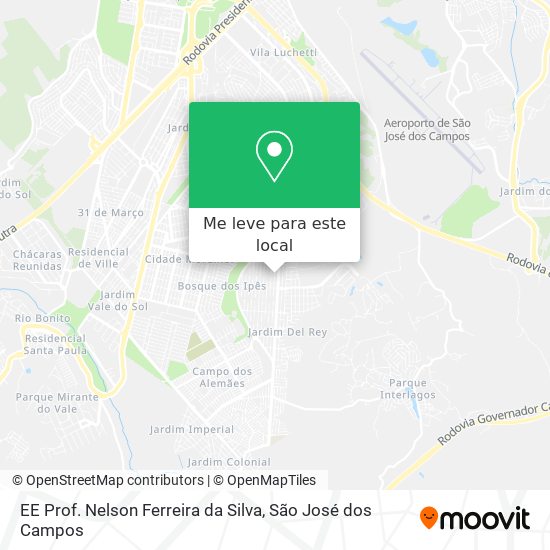 EE Prof. Nelson Ferreira da Silva mapa