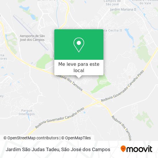 Jardim São Judas Tadeu mapa