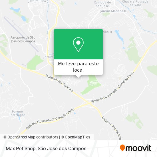 Max Pet Shop mapa