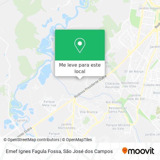 Emef Ignes Fagula Fossa mapa