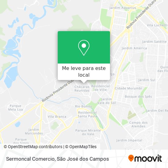Sermoncal Comercio mapa