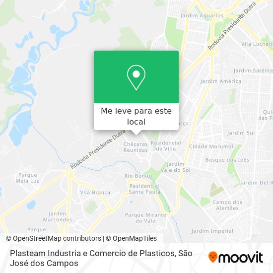 Plasteam Industria e Comercio de Plasticos mapa