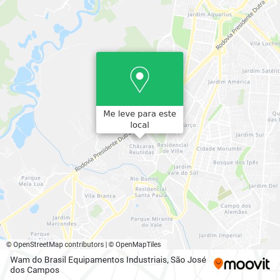 Wam do Brasil Equipamentos Industriais mapa