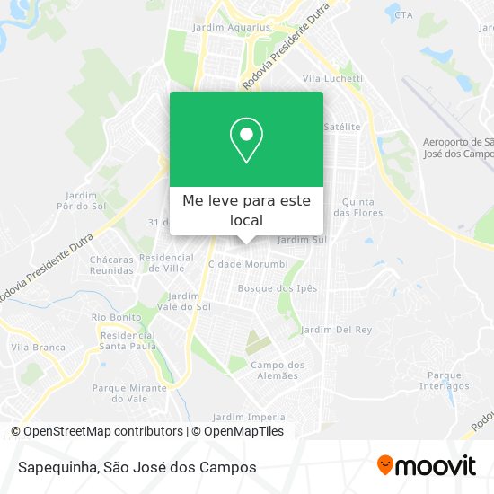 Sapequinha mapa