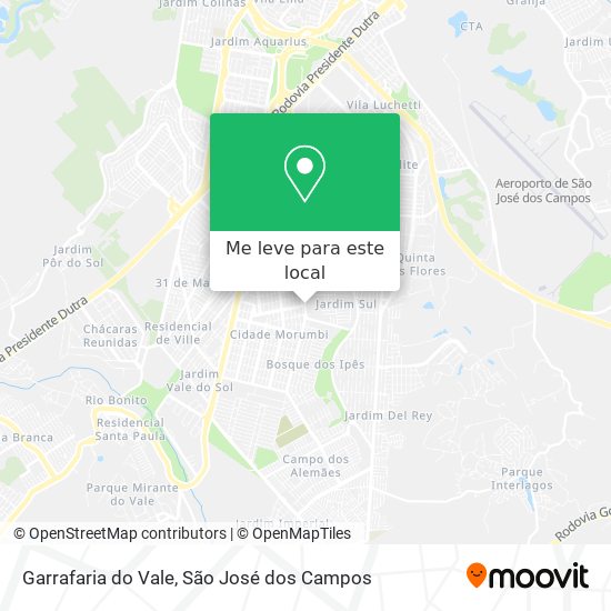 Garrafaria do Vale mapa