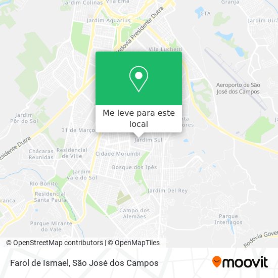 Farol de Ismael mapa