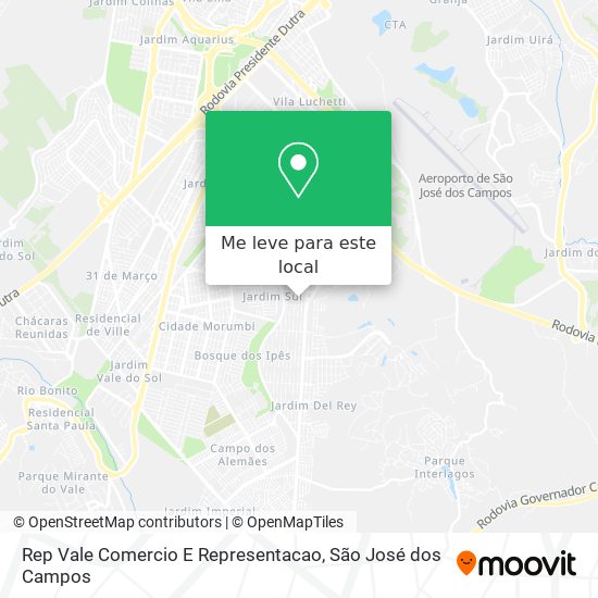 Rep Vale Comercio E Representacao mapa