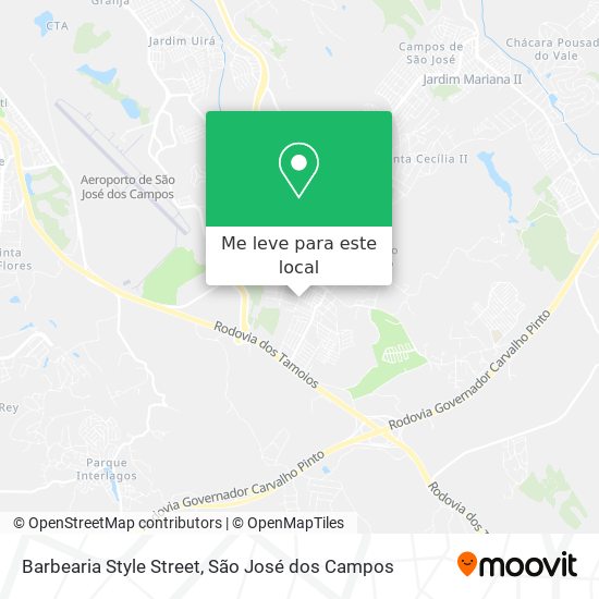 Barbearia Style Street mapa