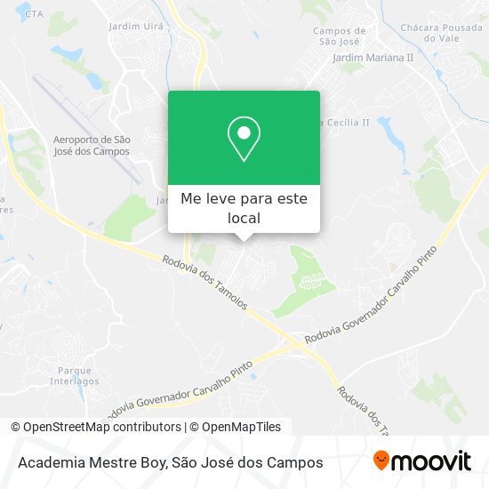 Academia Mestre Boy mapa
