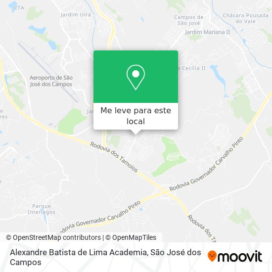 Alexandre Batista de Lima Academia mapa