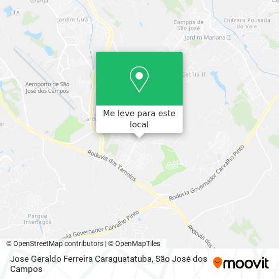 Jose Geraldo Ferreira Caraguatatuba mapa