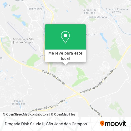 Drogaria Disk Saude II mapa