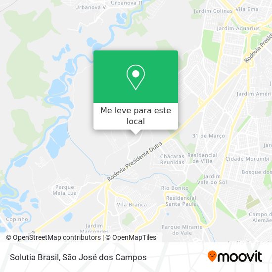 Solutia Brasil mapa