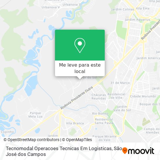 Tecnomodal Operacoes Tecnicas Em Logisticas mapa
