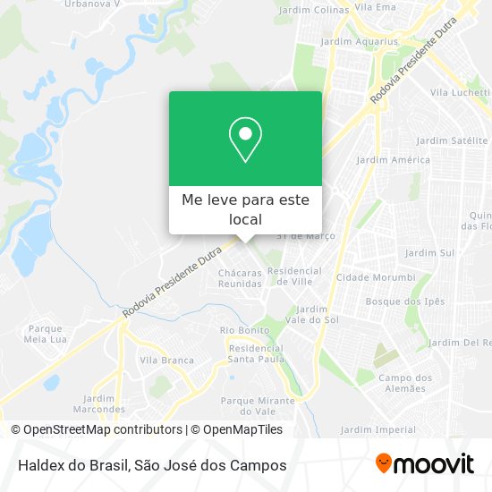 Haldex do Brasil mapa
