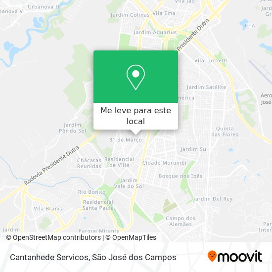 Cantanhede Servicos mapa