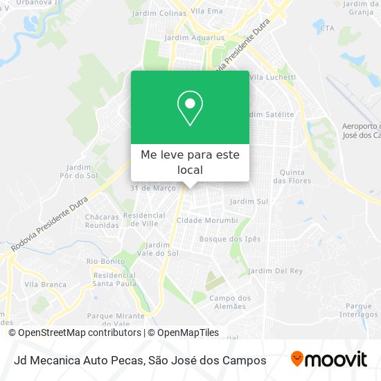 Jd Mecanica Auto Pecas mapa