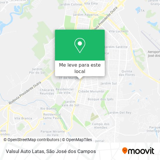Valsul Auto Latas mapa