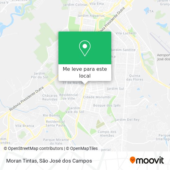 Moran Tintas mapa
