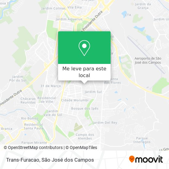 Trans-Furacao mapa
