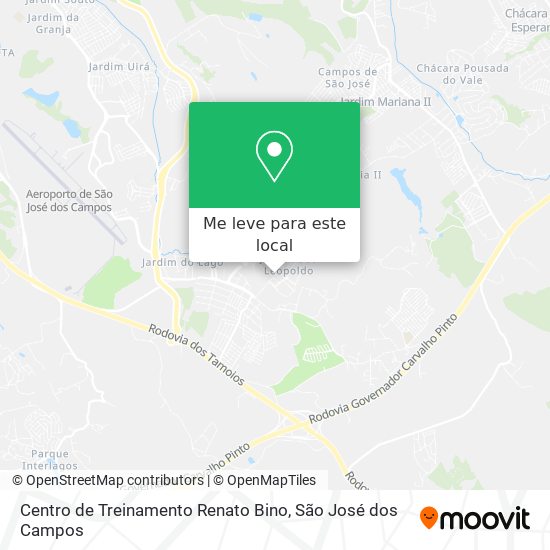 Centro de Treinamento Renato Bino mapa