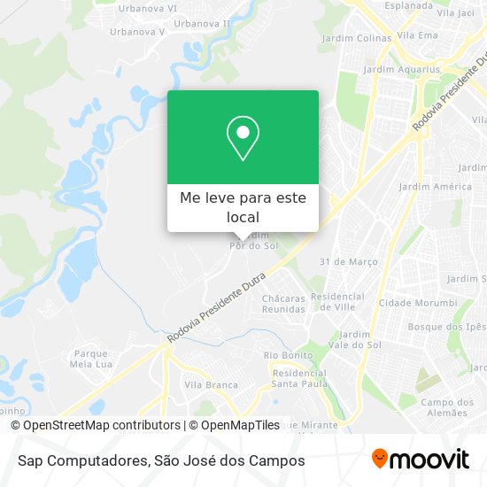 Sap Computadores mapa