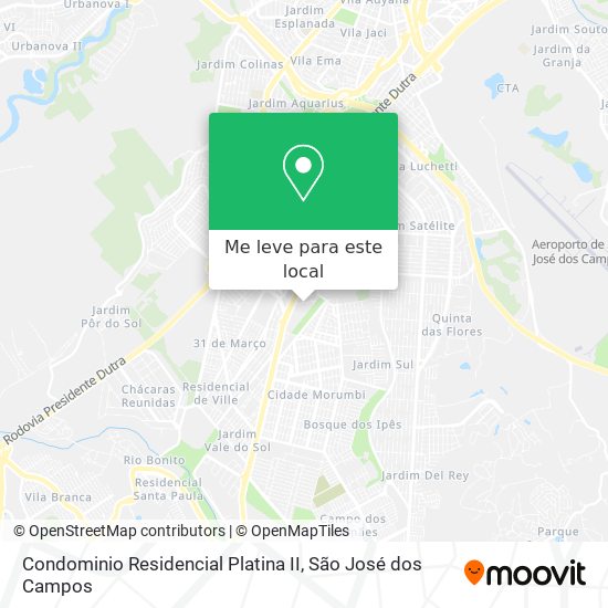 Condominio Residencial Platina II mapa