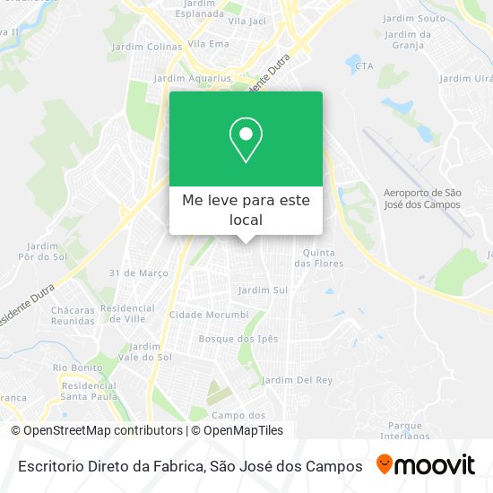 Escritorio Direto da Fabrica mapa
