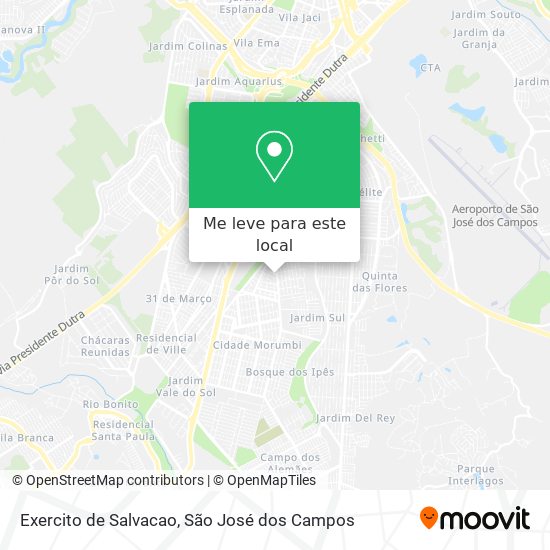 Exercito de Salvacao mapa