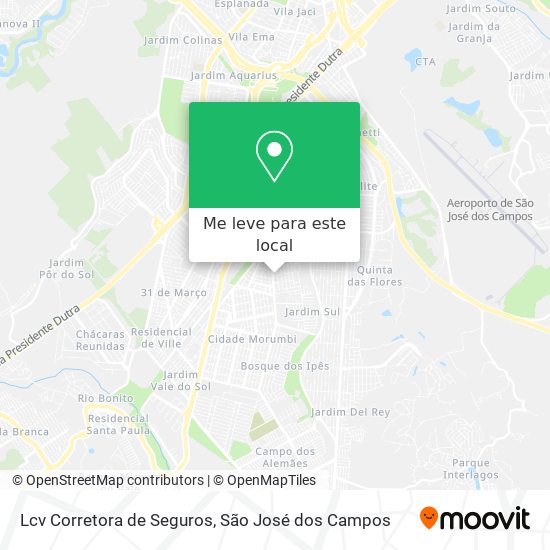 Lcv Corretora de Seguros mapa