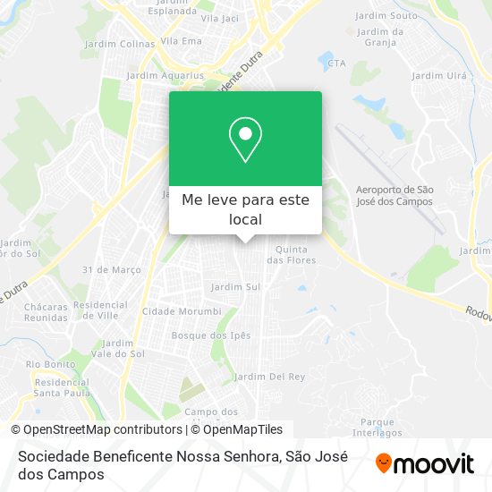 Sociedade Beneficente Nossa Senhora mapa