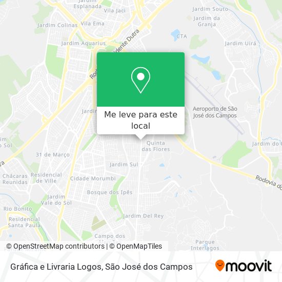 Gráfica e Livraria Logos mapa