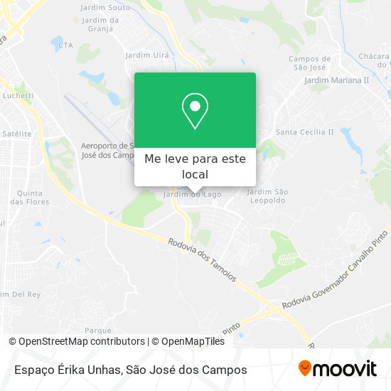 Espaço Érika Unhas mapa