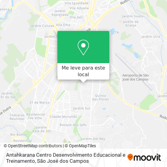 Antahkarana Centro Desenvolvimento Educacional e Treinamento mapa