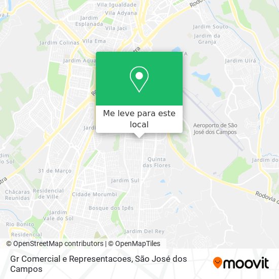 Gr Comercial e Representacoes mapa