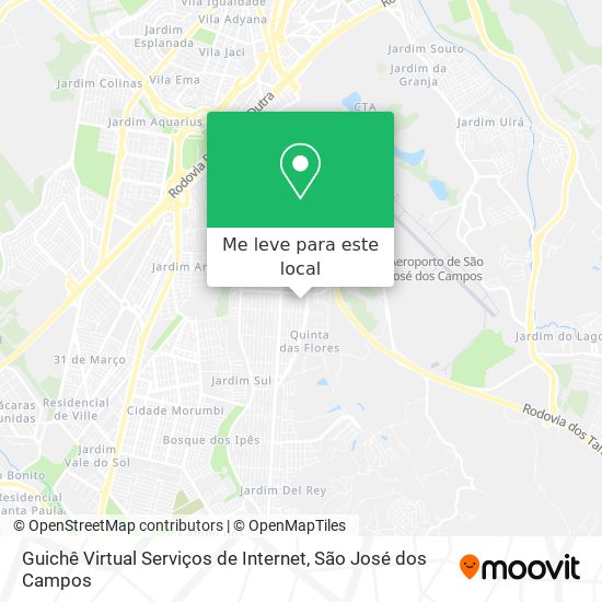 Guichê Virtual Serviços de Internet mapa
