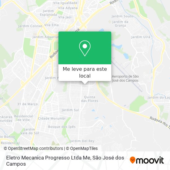 Eletro Mecanica Progresso Ltda Me mapa