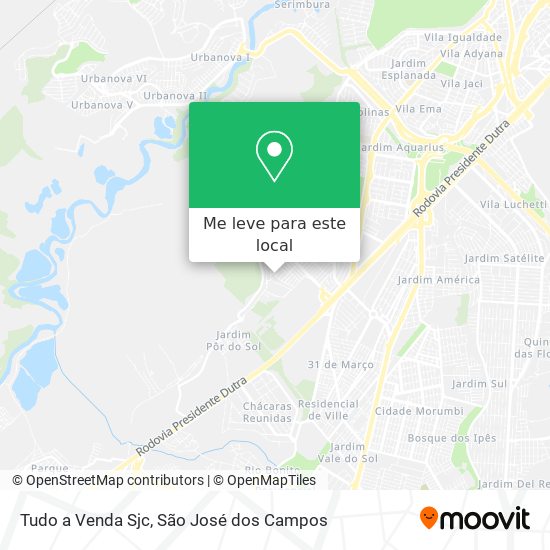 Tudo a Venda Sjc mapa