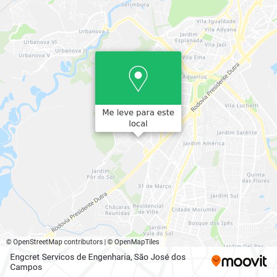 Engcret Servicos de Engenharia mapa