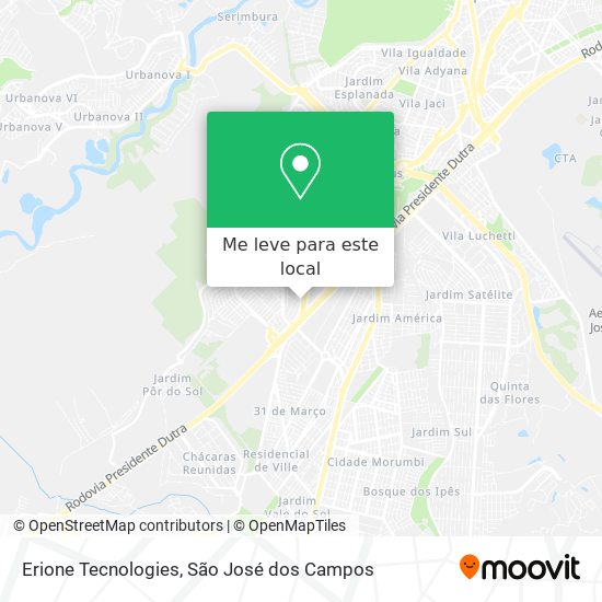 Erione Tecnologies mapa