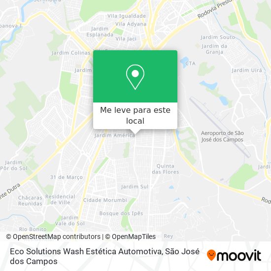Eco Solutions Wash Estética Automotiva mapa