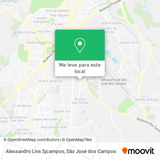 Alessandro Lins Sjcampos mapa