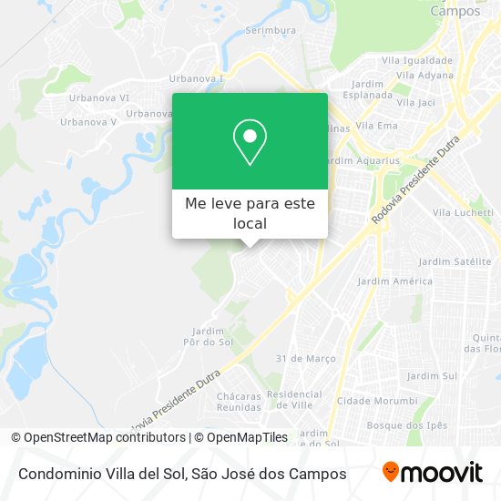 Condominio Villa del Sol mapa